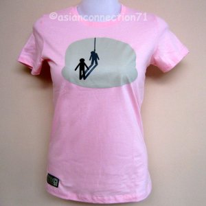 HANGMAN SHADOW New Cap Sleeve CISSE T-Shirt S Pink NWT!