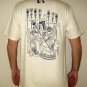 SAMURAI ARCHER Ronin Japan Yakuza T-Shirt M Cream