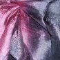 Thai PURPLE BURGUNDY and INDIGO BLACK Silk Fabric Scarf