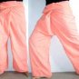 Thai FREESIZE Fisherman Yoga Pants New RED Cotton Drill