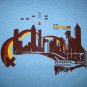 AKIHABARA JAPAN Otaku Gamer CISSE T-shirt Asian L BLUE