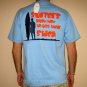 SURF STICK Priere Hawaii Surfing T-shirt L Large Blue