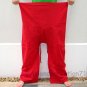 Thai Fisherman Pants Asian Yoga Beach Dance Trousers 280 gram RED Cotton FREESIZE