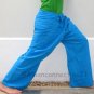 Thai Fisherman Pants Asian Yoga Beach Dance Trousers 280 gram RED Cotton FREESIZE