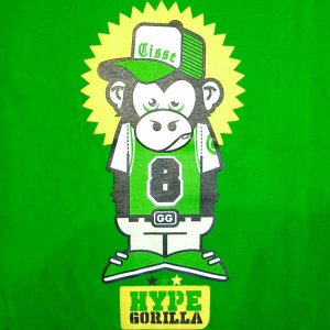 HYPE GORILLA CISSE T-Shirt Asian L GREEN
