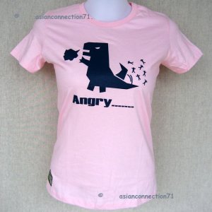 ANGRY Monster CISSE Cap Sleeve T-shirt Misses S Small PINK