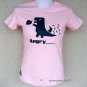 ANGRY Monster CISSE Cap Sleeve T-shirt Misses S Small PINK