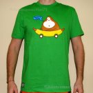 HAPPY TIME Banana Monkey CISSE Disco Party Rave T-shirt Slim Fit Asian XL Green
