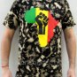 AFRICA POWER New TIE DYE Roots Rasta REGGAE T-Shirt M
