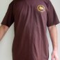 RASTAFARIAN Peace One Love New Roots REGGAE Dub Irie T-shirt XL Brown