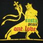 RASTA Peace One Love Judah Lion REGGAE T-shirt XXL Blk