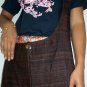 Thai Raw Silk Messenger Sling BUDDHA Bag Purse Dark Brown