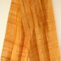 Thai Silk Fabric Scarf Shawl Hand Craft AMBER GOLD Thailand Siam Textile