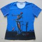 Salvador Dali BURNING GIRAFFE Cap Sleeve Fine Art Print T Shirt Misses XL Extra Large