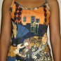 SHARAKU Japan Ukiyoe Art Print Shirt Singlet TANK TOP Misses L Large