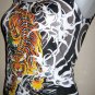 TIGER IREZUMI Sexy Japanese Biker Art Tattoo Shirt TANK TOP Misses L Large