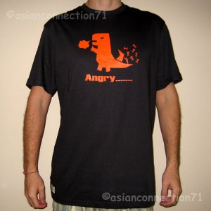 ANGRY Monster CISSE T-shirt Asian XL Charcoal Gray