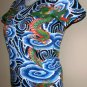 RYU DRAGONS Japan Dragon TATTOO Japanese IREZUMI Print PN Art T Shirt Misses L Large