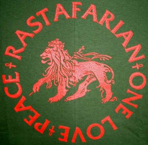 RASTAFARIAN PEACE ONE LOVE New REGGAE T-shirt XXL GREEN