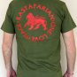 RASTAFARIAN PEACE ONE LOVE New REGGAE T-shirt XXL GREEN
