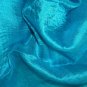 Thai Silk Fabric Scarf BRIGHT TURQUOISE BLUE Thailand Siam Textile Fabric