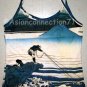 FISHERMAN Ukiyoe Japan Art Print TANK TOP Shirt Misses L Large