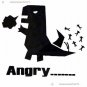 ANGRY_ _ New CISSE Cotton T-shirt Asian M Charcoal BNWT