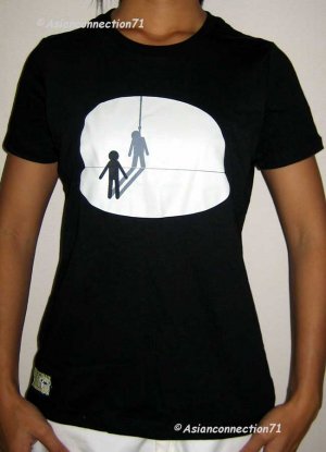 HANGMAN SHADOW New Cap Sleeve CISSE T-Shirt S Black NWT