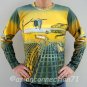 Salvador Dali DISINTEGRATION OF MEMORY Long Sleeve Art Shirt Men's Size M Medium