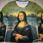 MONA LISA Leonardo Da Vinci LONG SLEEVE Fine Art Print T Shirt Misses M Medium