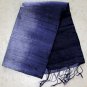 Thai Silk Fabric Scarf New Half and Half Mixed PURPLES 10-11