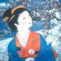 WINTER SNOW GEISHA New Japanese Ukiyoe Art Print TANK TOP L