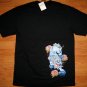 SHISA LION Okinawa Japan Tokyo Yakuza RONIN T-shirt M Medium Black