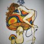 PSYCHEDELIC MUSHROOM NYMPH New REGGAE T-shirt XXL White