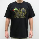 CONQUERING LION of JUDAH Rasta REGGAE T-shirt S Black