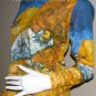 LA SIESTE Van Gogh Art Print LONG SLEEVE T-Shirt Misses M Medium