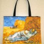 LA SIESTE Van Gogh Art Print LONG SLEEVE T-Shirt Misses M Medium