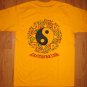 RASTAFARIAN Ying Yang Roots Rasta REGGAE T-shirt L Large Yellow