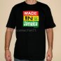 MADE IN JAMAICA Marijuana Roots Reggae T-shirt L Black