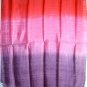 Thai Silk Fabric Scarf Shawl CRIMSON ROSE PURPLE 6-13
