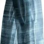 Thai Silk Fabric Scarf Shawl New INDIGO BLACK and GREY Textile Art