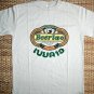 BEER LAO Cool Original Top Quality Cotton T-shirt M Beige Khaki Tan