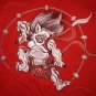 Raijin Fujin Japanese Wind Thunder Gods RONIN Tokyo Yakuza T-shirt M Red