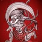 Raijin Fujin Japanese Wind Thunder Gods RONIN Tokyo Yakuza T-shirt M Red