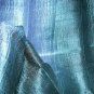 Thai Steel BLUE and Indigo BLACK Hand Crafted Silk Textile Fabric Scarf