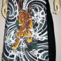Japanese Tiger Irezumi Freesize Cotton Wrap Skirt S-XL Japan Tattoo Art Print
