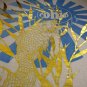 RONIN Vintage Gold Foil KOI Print T-Shirt M Cream