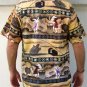 JAPAN Usagi FOLKLORE Japanese UKIYOE Art Print T Shirt MENS XL PN