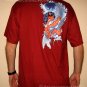 RED ONI and KOI Limited Edition RONIN Japan Yakuza T-Shirt L Large RED