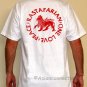 RASTAFARIAN PEACE ONE LOVE New REGGAE T-shirt L WHITE